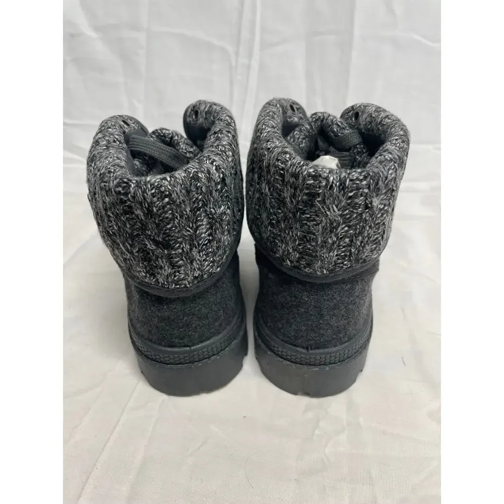 Rocket Dog Women's Boots Size 7 Charcoal Gray Style PilotJP Zip Up New